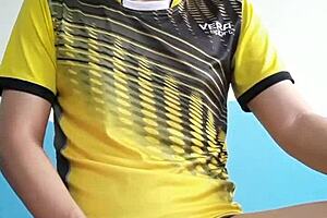 horny thai gay man squirts during intense session