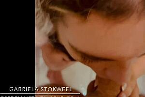 Blonde Amateur Bent Over in Doggystyle Group Oral, Cum Creampie Cock Retro Action