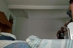 This retro blue film depicts a cheating scenario. It was recorded on July 23, 2017, at 19:19:27