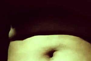 Indian Wife Poses When Husband Absent