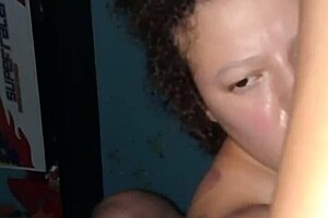 Recording Latina Girlfriend's Blowjob in Lingerie