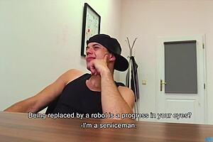 pov bareback gay fuck with hunk czech man