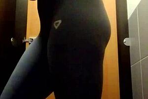 Minxycee Gets Fucked in the Public Toilet, Her Big Ass Exposed with Toys and Fetish Play