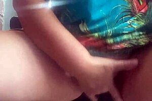 Shaved pussy fingered in public, hidden yet exposed