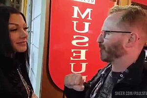 Kiki Daire Caught Masturbating by Horny Stud in Wild Encounter