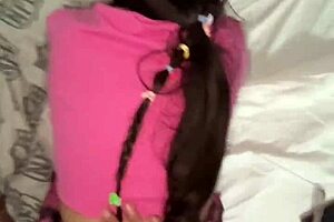 Petite Teen With Red Stain Gets Pussy Checked And Cleaned