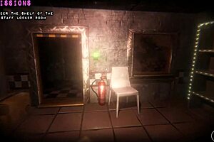 In the hentai game, big-titted girls dance and fuck in a night club orgy scam