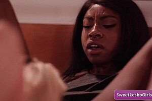 Lesbian hot interracial couple aiden ashley and anne amari enjoy deep pussy licking and reach strong orgasms 😍