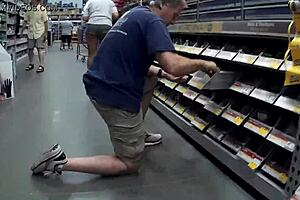 Public flexing buttocks in those revealing briefs