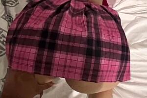 Petite Teen With Red Stain Gets Pussy Checked And Cleaned