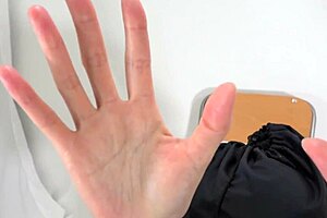 wet asian female hands in japanese fetish