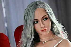 Big titted cougar babe with big melons and real doll get ready for some good fuck toy fun
