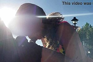 Latina Neighbor Deepthroats and Swallows Cum on Tits in Pool