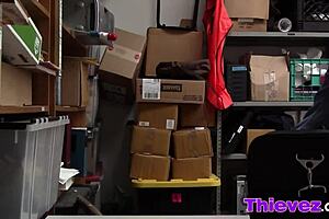 Office nymph captures having sex with her boss in the office today