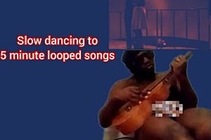 We danced for the first time as a couple