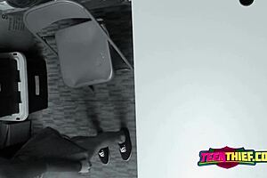 skinny teen feels deep passion sucking dick