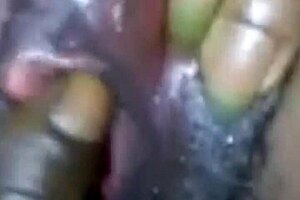 Amateur Ebony MILF Explores Intimate Moments with Subtle Sensations