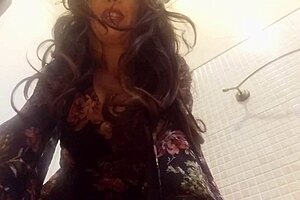 Amateur Whore Monia Sucks Cock Upskirt in Theater, Then Bends Over for Doggystyle