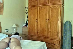 Hidden Cam Catches Sexy Latina Blonde Teen With Big Ass In Homemade Scene