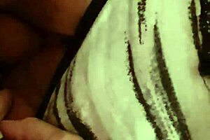 emotional connection with my nasty wife on the sofa during cumshot