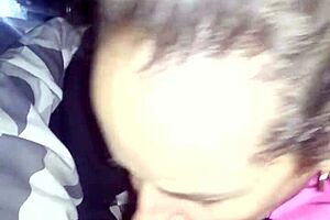 My girlfriend starts SUCKING my cock in the bedroom, leading to a facial