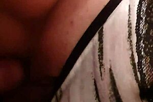 emotional connection with my nasty wife on the sofa during cumshot