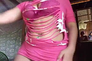 teen 18+ dancing brazilian funk in amateur video