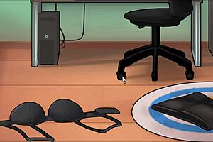 oh no, caught spying on maid bathing while masturbating!