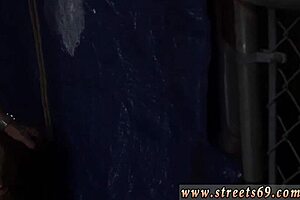 Two girls punished in garage bondage