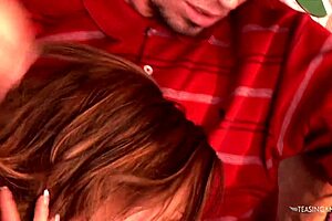 The BRUNETTE was EXCITED for her AROUSING THREESOME!