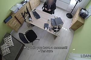 Blonde Loan4K Gets Rammed On Desk By Horny Lender