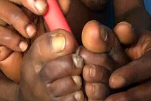 CRAZY bitch MASTURBATES with DILDO on HAIRY clit and SQUIRTS