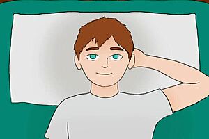 Busty nerd has anal sex in college library