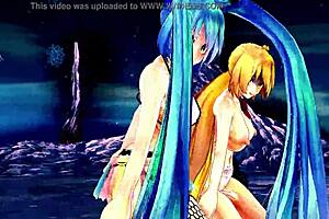 Naked Girls Dance Boldly and Sing Energetic Monkey Dance.