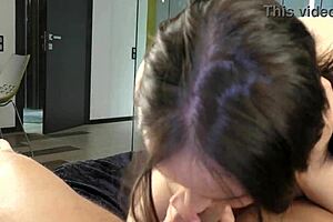 Fucked Japanese Teacher Sucks Balls After Class