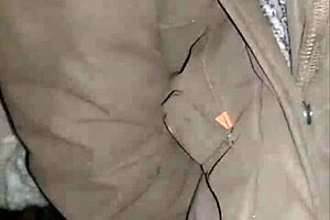 markus77, that bisexual guy, jerks his big load on the park terrace