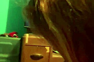 She rides me till creampie