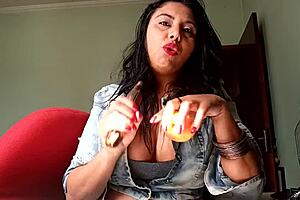 Sarah rosa's homemade anal vlog with sexy milf ass