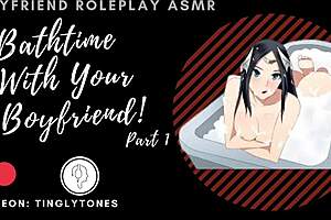 Relax In The Bath With Your Boyfriend! Sensual Roleplay ASMR For Her, Male Voice Only!