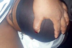 Black home video where a thick slut has her pussy devoured and flooded