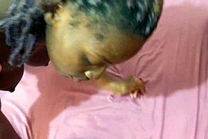 Freaky ebony college teen with big ass gets fucked and sucks dread head