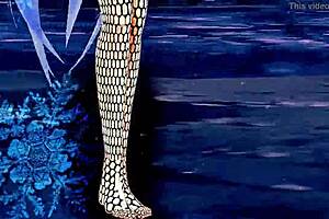 Naked Girls Dance Boldly and Sing Energetic Monkey Dance.