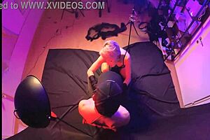 Gorgeous women clad in only underwear perform sexual in the backroom