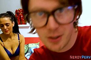 hey, check out this yorkshire geek spraying cum on brit babes face in tricked blowjob scene