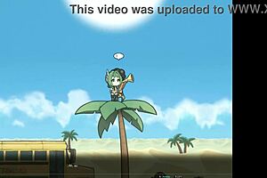 Blonde teen with big tits and tattoo gets naked for cum