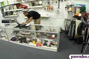 Brunette Sucks Pawn Keeper's Cock And Gets Fucked!