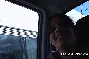 Pick Up Casting With Colombian Beauty