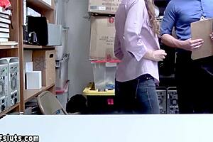 Teen Thief Punished By Cop's Big Cock