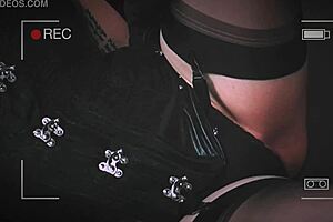 Gia Saphirre in seductive stockings