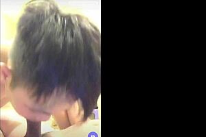 Gay Vietnamese boy sucks guys' dicks